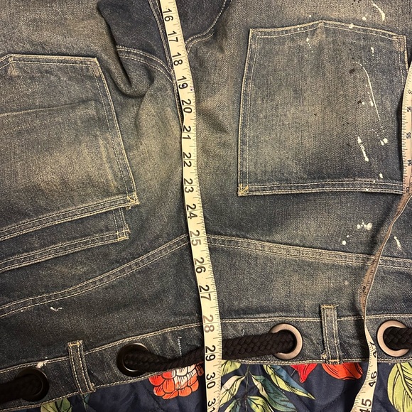 Free People Moxie Barrel Cerulean Blue RARE COLORWAY Hot Trend Size 24 see 📏 - Picture 13 of 16